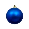 Farrisilk Blue Matte Ball Ornament, 8"