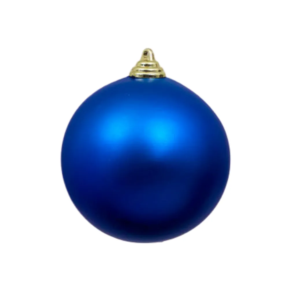 Farrisilk Blue Matte Ball Ornament, 8"