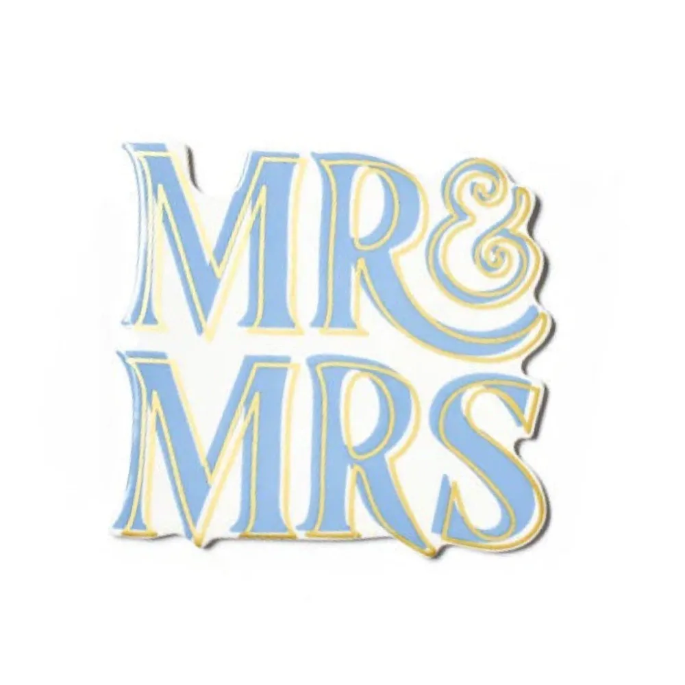 Happy Everything Blue Mr. and Mrs. Mini Attachment by !