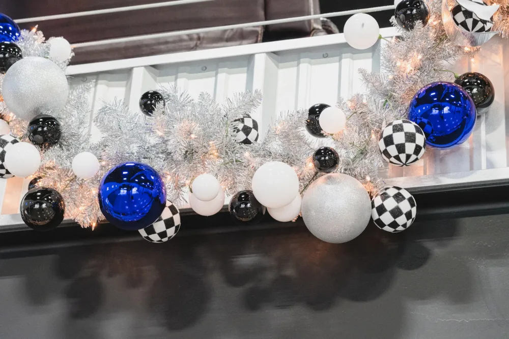 Farrisilk Blue Shiny Ball Ornament, 6"