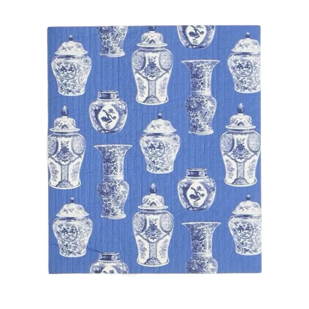 Two's Company Blue Willow Multipurpose Cloths