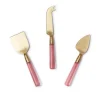 Two's Company Blush Cheese Knives Set