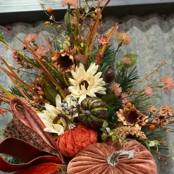 Liberty Floral Blush Teasel Spray
