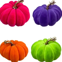 Liberty Floral Bold Flocked Pumpkin