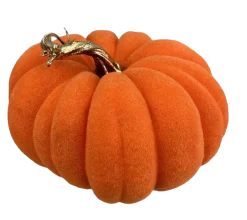 Liberty Floral Bold Flocked Pumpkin