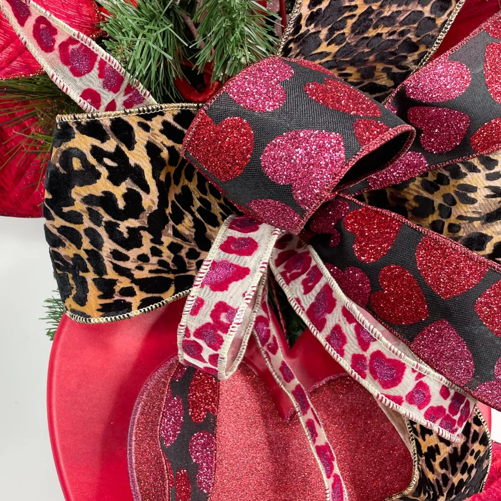 Craig Bachman Bold Hearts Ribbon, 2.5" X 10YD