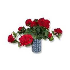 CRI Bold Red Geranium Spray