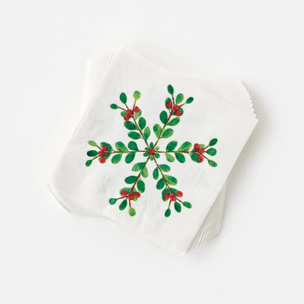 180 Degrees Botanical Christmas Napkins