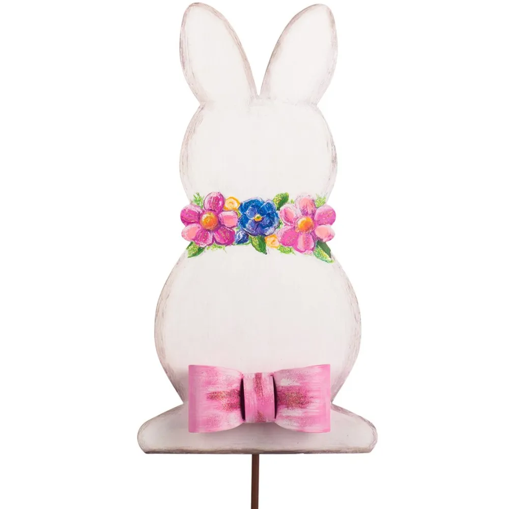 The Round Top Collection Bow Bottom Bunny