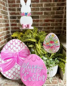The Round Top Collection Bow Bottom Bunny