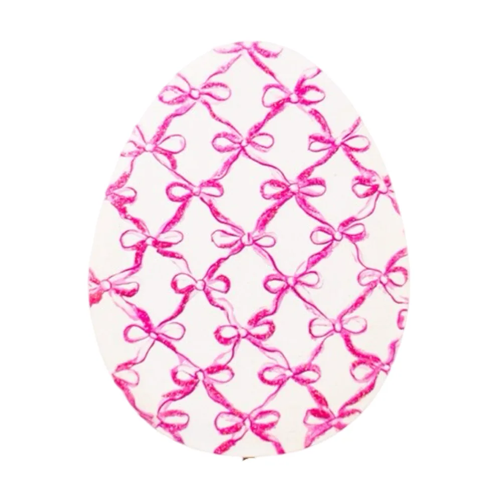 The Round Top Collection Bowtiful Egg Magnet