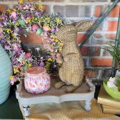 RAZ Brown Basketweave Rabbits