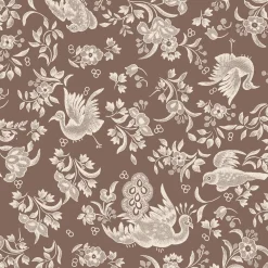 Hester & Cook Brown Regal Peacock Cocktail Napkin Set