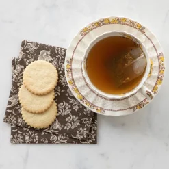 Hester & Cook Brown Regal Peacock Cocktail Napkin Set