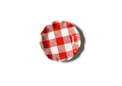 Coton Colors Buffalo Ruffle Salad Plate Red