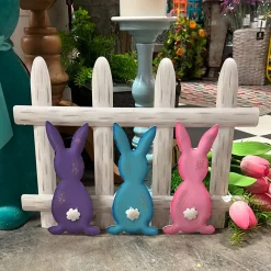 The Round Top Collection Bunnies Fenced In
