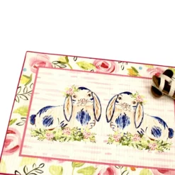 Trade Cie Bunny Blossoms Bamboo Mat