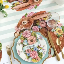 Hester & Cook Bunny Bouquet Placemat Set