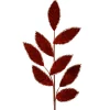 Regency Burgundy Velvet Leaf Spray