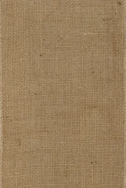 D. Stevens Burlap Ribbon, 6"x10YD