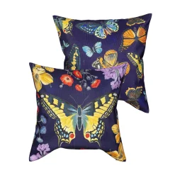 Evergreen Butterfly Garden Pillow