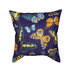 Evergreen Butterfly Garden Pillow