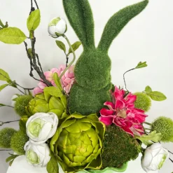 Miss Cayce's Cabbage Bowl Bunny Arrangement