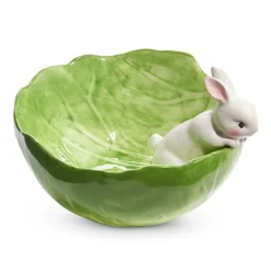 RAZ Cabbage Bunny Bowl