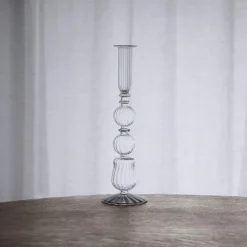 Beatriz Ball Cambridge Emma Candlestick Holder Set, Clear