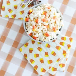 Hester & Cook Candy Corn Cocktail Napkin Set