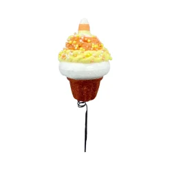 Liberty Floral Candy Corn Cupcake Pick