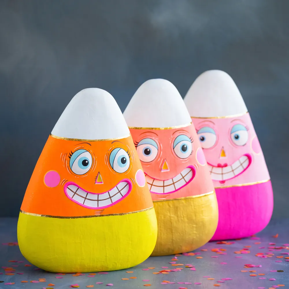 Glitterville Candy Corn Display by