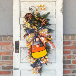 Liberty Floral Candy Corn Frizzy Curly Pick