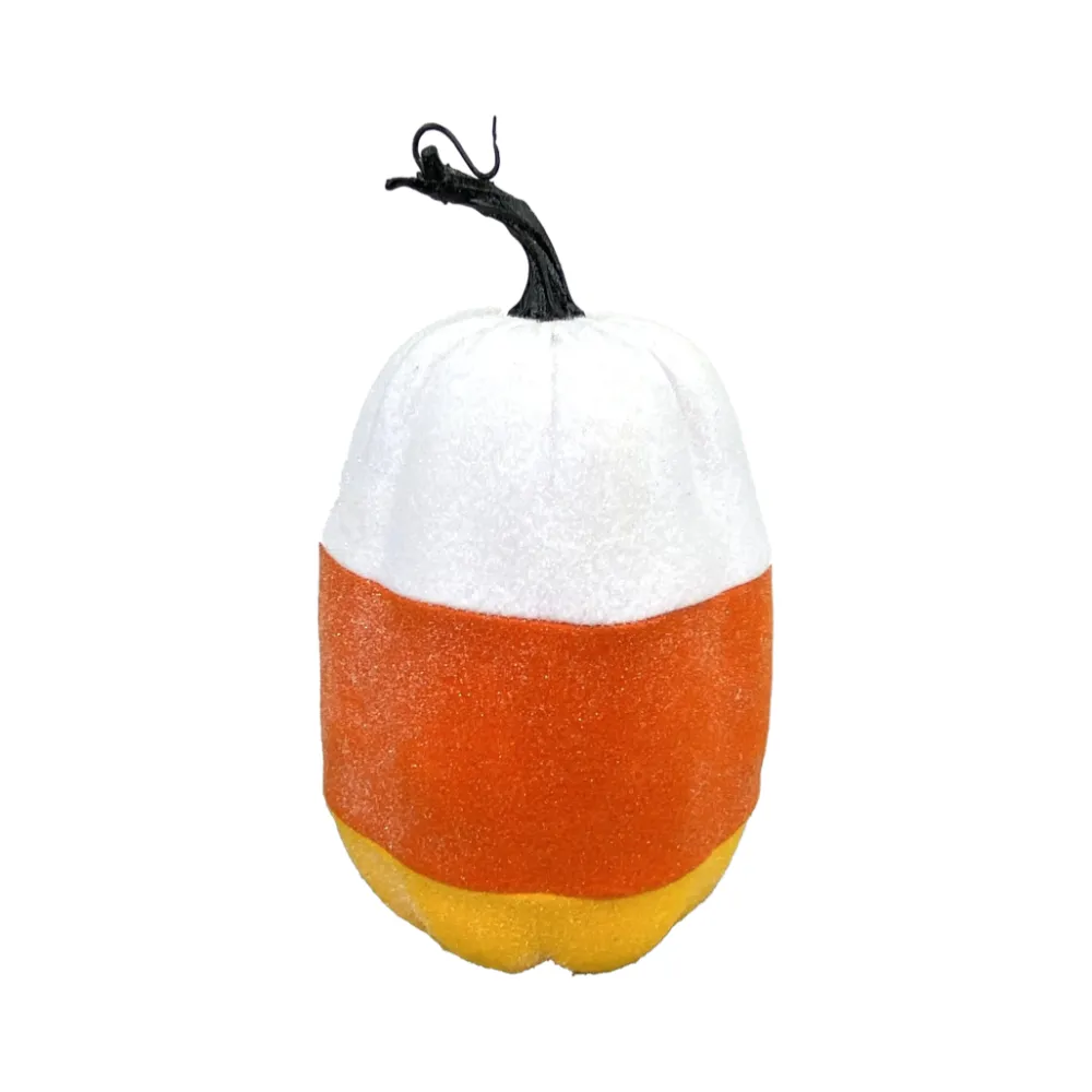Liberty Floral Candy Corn Pumpkin-Large