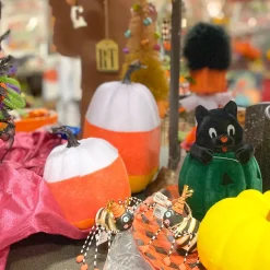 Liberty Floral Candy Corn Pumpkin-Large