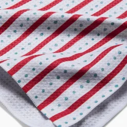 Geometry Candy Stripes Tea Towel