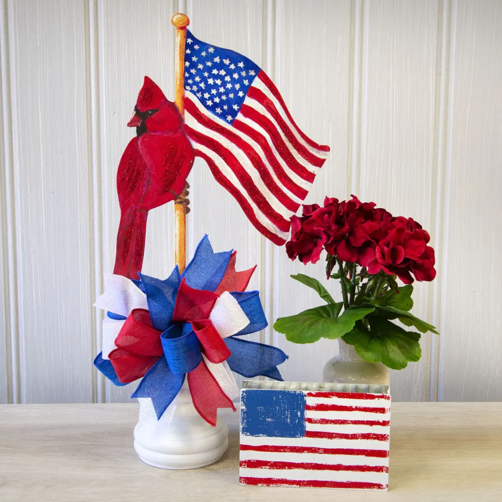 The Round Top Collection Cardinal & Flag