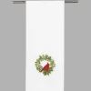 Peking Handicrafts Cardinal Joy Decorative Towel