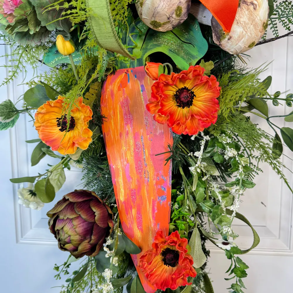 Miss Cayce's Carrot Blossoms Teardrop