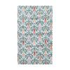 Geometry Carrot Damask Tea Towel