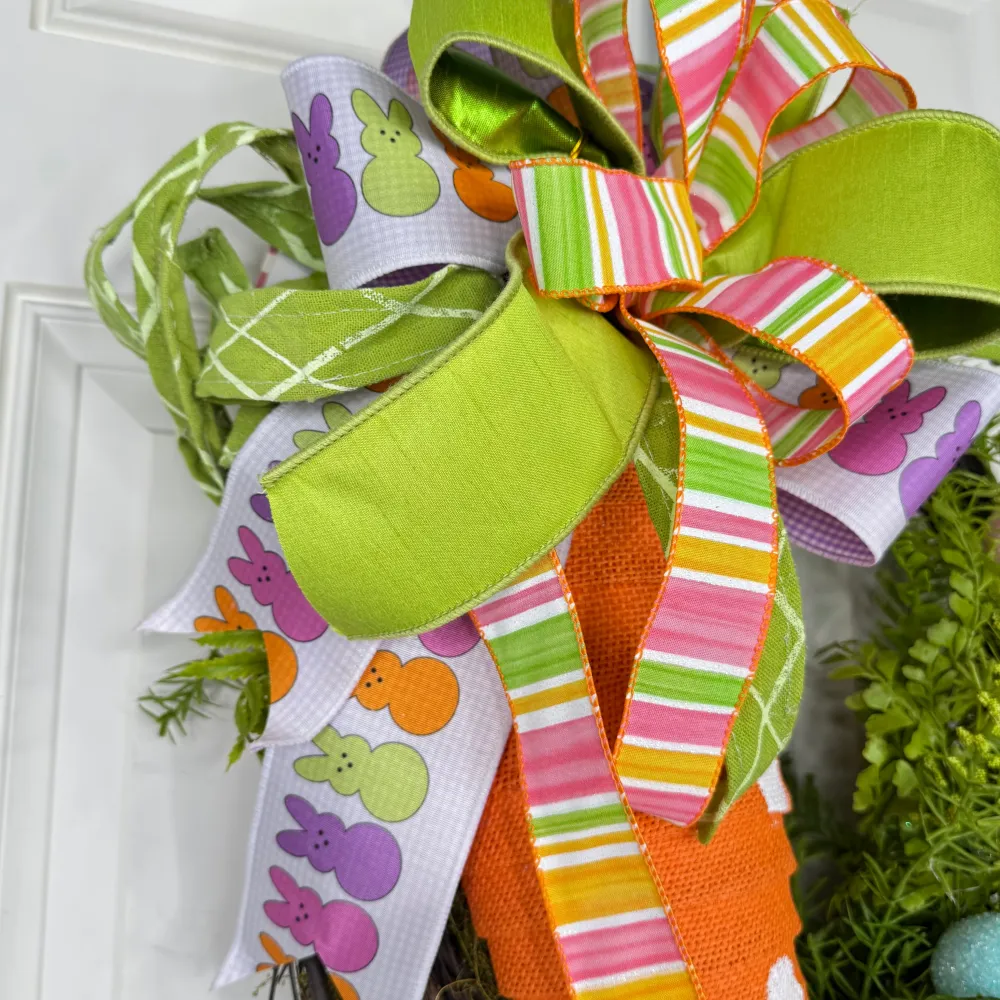 Miss Cayce's Carrot Delight Basket Wreath