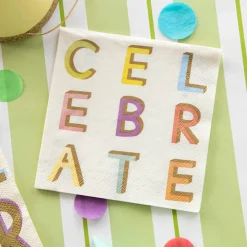 Hester & Cook Celebrate Cocktail Napkin Set