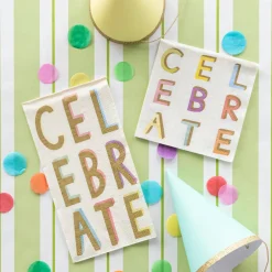 Hester & Cook Celebrate Cocktail Napkin Set