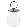The Round Top Collection Celebrate Every Day Black Wood Finial Jar