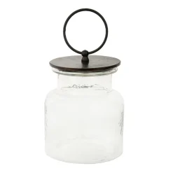 The Round Top Collection Celebrate Every Day Black Wood Finial Jar
