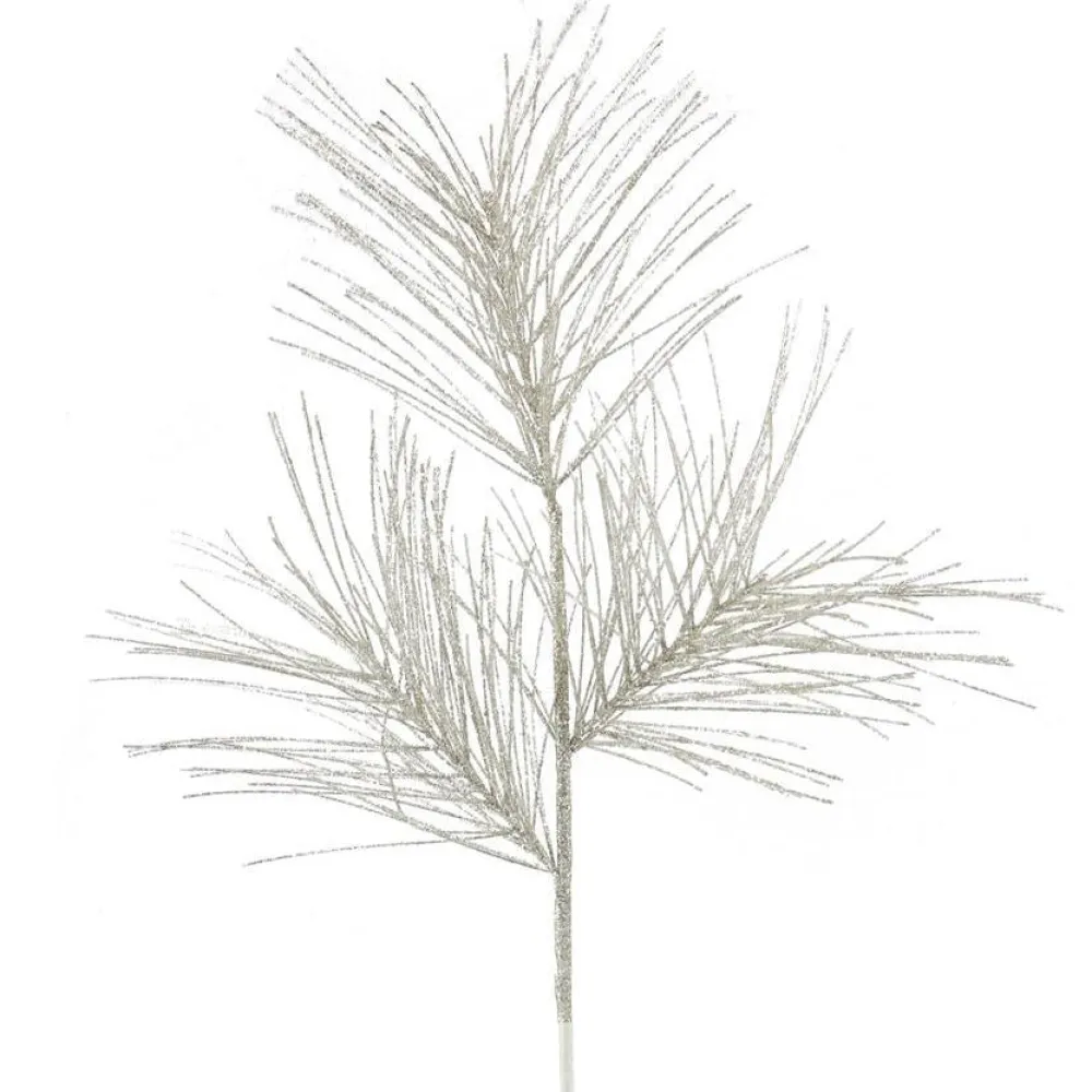 Craig Bachman Champaged Glittered Long Needle Pine Spray
