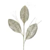 Regency Champagne Sequin Leaf Spray