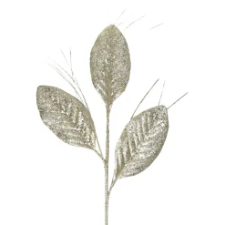 Regency Champagne Sequin Leaf Spray