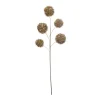Creative Coop Champagne Tinsel Ball Pick