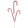 Liberty Floral Chenille Peppermint Candy Cane Spray
